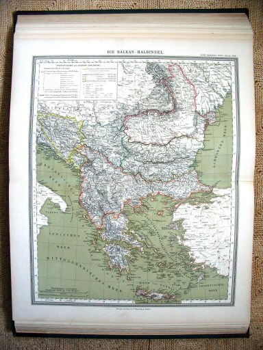 Sohr-Berghaus Hand-Atlas (1892)
68. Balkan / Balkans