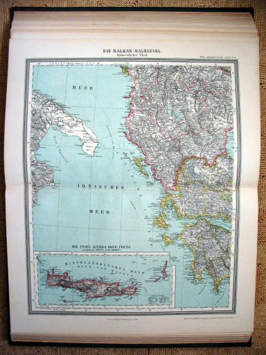 Sohr-Berghaus Hand-Atlas 1892 (100)
71. Balkan (ZW)