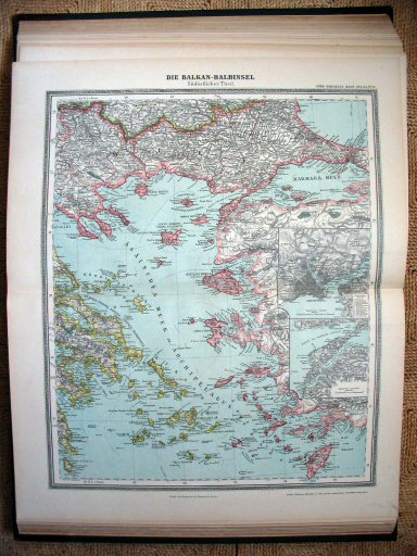 Sohr-Berghaus Hand-Atlas 1892 (100)
72. Balkan (ZO)