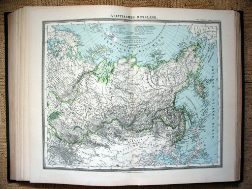 Sohr-Berghaus Hand-Atlas 1892 (100)
74. Noord-Azië / Northern Asia