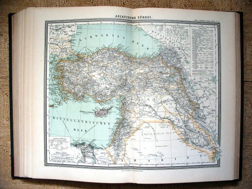 Sohr-Berghaus Hand-Atlas 1892 (100)
75. Aziatisch Turkije / Turkey in Asia