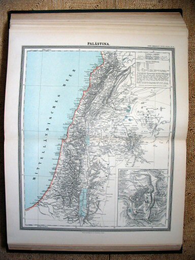 Sohr-Berghaus Hand-Atlas (1892)
76. Palestina / Palestine