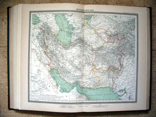 Sohr-Berghaus Hand-Atlas 1892 (100)
77. Perzië, Afghanistan / Persia, Afghanistan