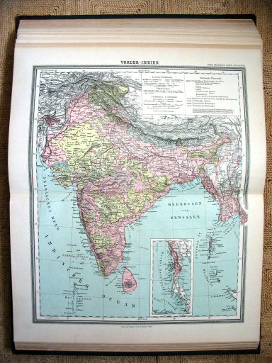 Sohr-Berghaus Hand-Atlas 1892 (100)
78. Voor-Indië / India