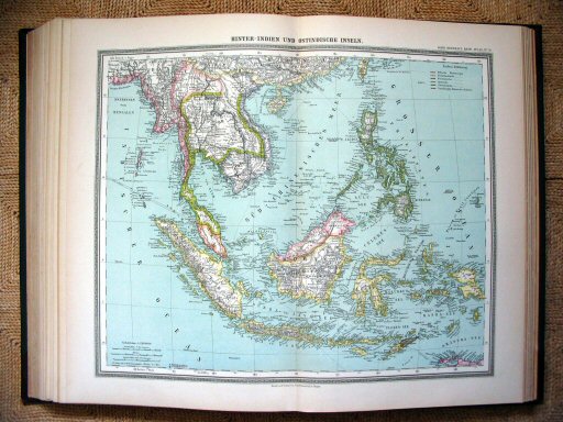 Sohr-Berghaus Hand-Atlas 1892 (100)
79. Zuidoost-Azië / Southeast Asia