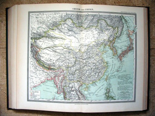 Sohr-Berghaus Hand-Atlas (1892)
80. China, Japan