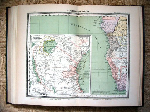 Sohr-Berghaus Hand-Atlas 1892 (100)
84. Afrika (ZW) / Africa (SW)