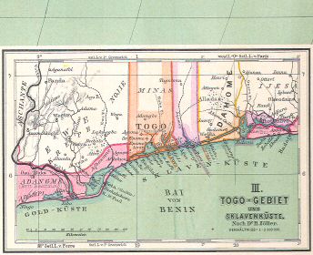Sohr-Berghaus Hand-Atlas 1892 (100)
85a. Togo