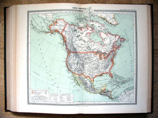 Sohr-Berghaus Hand-Atlas (1892)
87. Noord-Amerika / North America