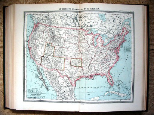 Sohr-Berghaus Hand-Atlas (1892)
88. Verenigde Staten / United States