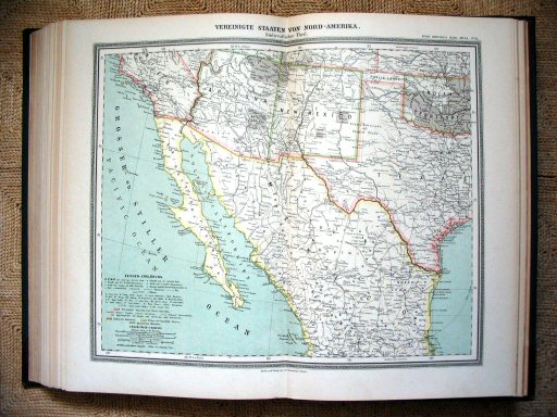Sohr-Berghaus Hand-Atlas 1892 (100)
91. Verenigde Staten (ZW) / United States (SW)