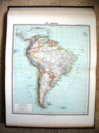 Sohr-Berghaus Hand-Atlas (1892)
95. Zuid-Amerika / South America