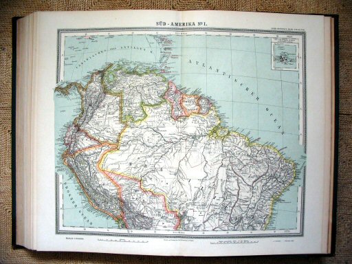 Sohr-Berghaus Hand-Atlas 1892 (100)
96. Zuid-Amerika I / South America I