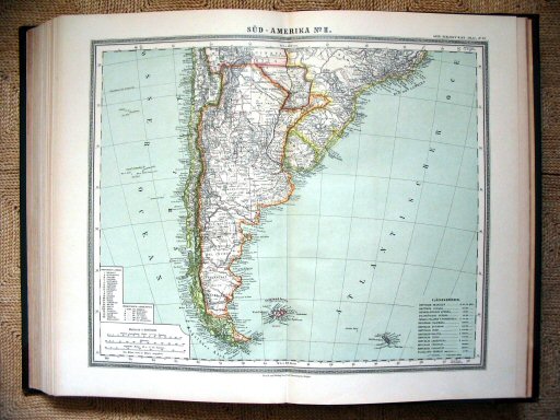 Sohr-Berghaus Hand-Atlas 1892 (100)
97. Zuid-Amerika II / South America II