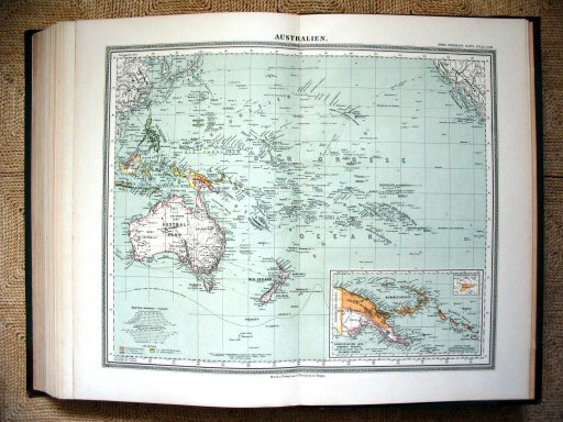 Sohr-Berghaus Hand-Atlas (1892)
98. Oceanië / Pacific