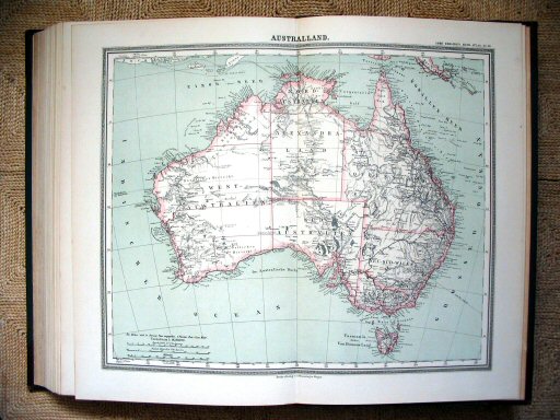 Sohr-Berghaus Hand-Atlas (1892)
99. Australië / Australia