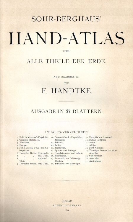 Sohr-Berghaus Hand-Atlas 1894 (27)
Titelpagina / Title page