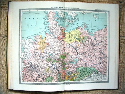 Sohr-Berghaus Hand-Atlas 1894 (27)
Nº 8. Duitsland (NW) / Germany (NW)