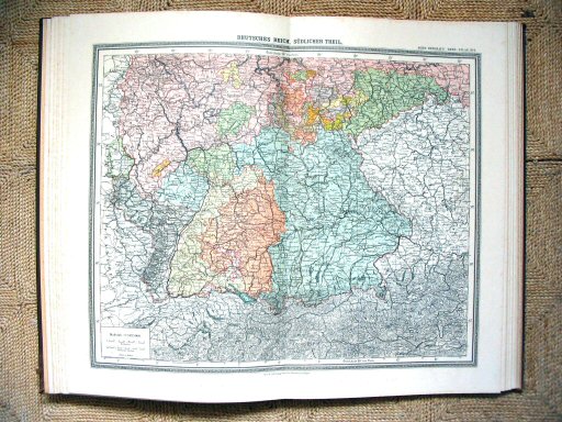 Sohr-Berghaus Hand-Atlas 1894 (27)
Nº 9. Duitsland (Z) / Germany (S)