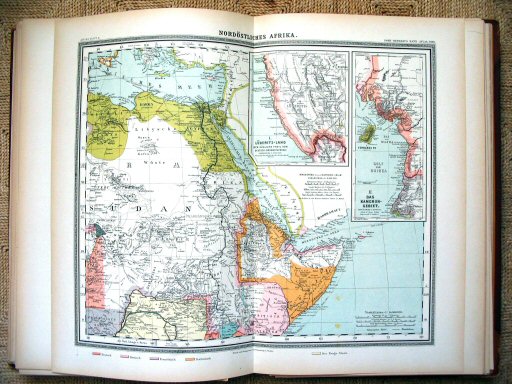 Sohr-Berghaus Hand-Atlas 1895 (100)
83. Afrika (NO) / Africa (NE)