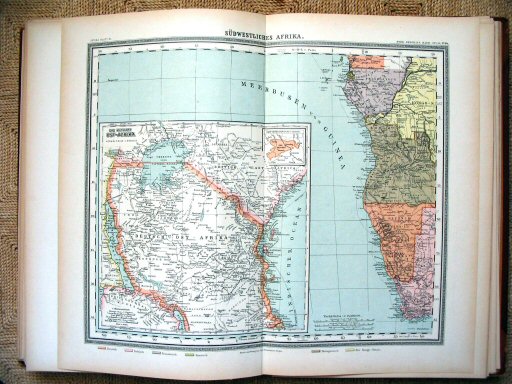 Sohr-Berghaus Hand-Atlas 1895 (100)
84. Afrika (ZW) / Africa (SW)