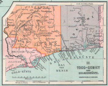 Sohr-Berghaus Hand-Atlas 1895 (100)
85a. Togo
