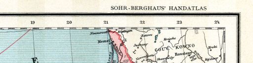 Sohr-Berghaus Hand-Atlas 1908 (50)
10. Duitsland (detail) / Germany (detail)