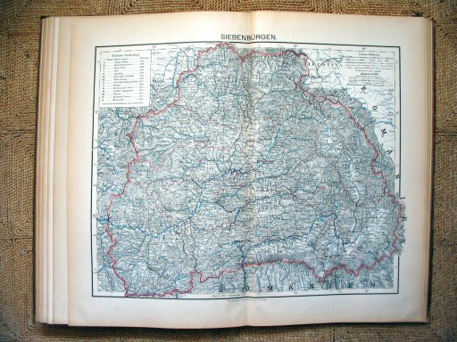 Sohr-Berghaus Hand-Atlas 1908 (50)
40. Zevenburgen / Transylvania