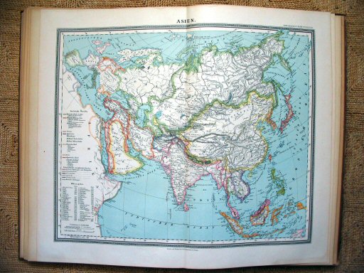 Sohr-Berghaus Hand-Atlas 1908 (50)
73. Azië / Asia