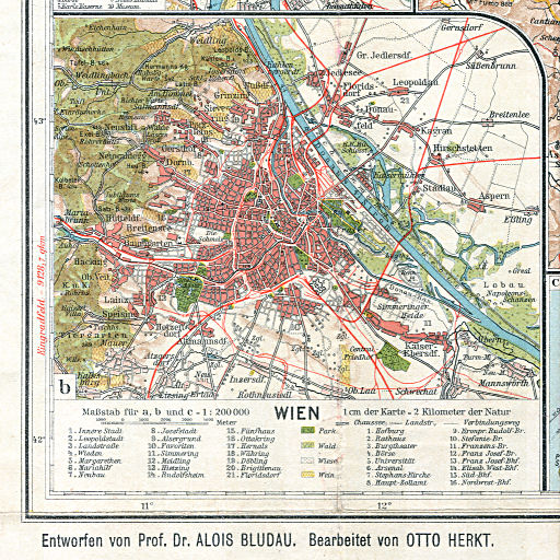 Flemmings Namentreue Länderkarte
4b. Wien (1910?)
Wenen / Vienna