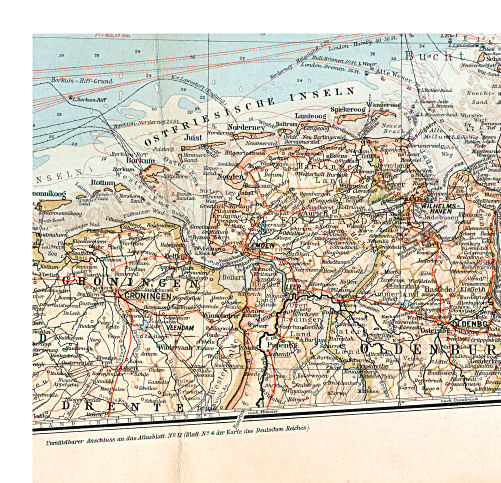 Sohr-Berghaus, Handatlas, 9. Aufl.
10. Deutsches Reich, Blatt 1 (fragment)