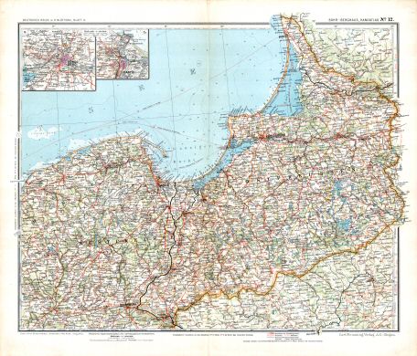 Sohr-Berghaus, Handatlas, 9. Aufl.
12. Deutsches Reich, Blatt 3
Duitsland, blad 3 / Germany, sheet 3