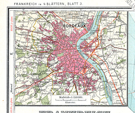 Sohr-Berghaus, Handatlas, 9. Aufl.
27a. Bordeaux
Bordeaux