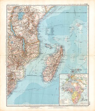 Sohr-Berghaus, Handatlas, 9. Aufl.
66. Afrika, Blatt 5
Afrika, blad 5 / Africa, sheet 5 