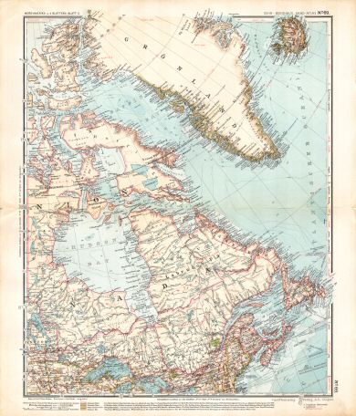 Sohr-Berghaus, Handatlas, 9. Aufl.
69. Nordamerika, Blatt 2
Noord-Amerika, blad 2 / North America, sheet 2