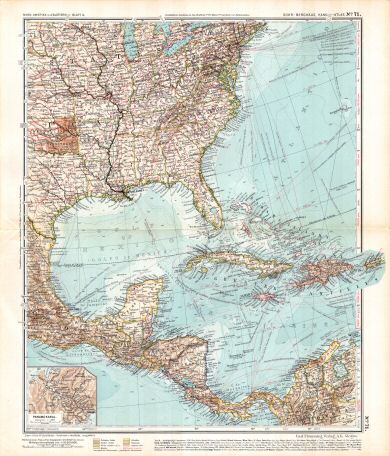 Sohr-Berghaus, Handatlas, 9. Aufl.
71. Nordamerika, Blatt 4
Noord-Amerika, blad 4 / North America, sheet 4