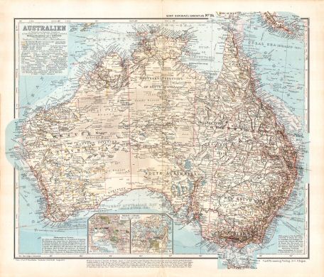 Sohr-Berghaus, Handatlas, 9. Aufl.
84. Australien
Australië / Australia