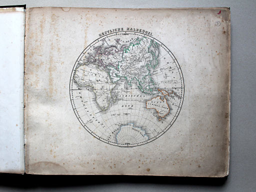 Sohr-Berghaus Universal-Handatlas NL, 1850
3. Oestliche Halbkugel