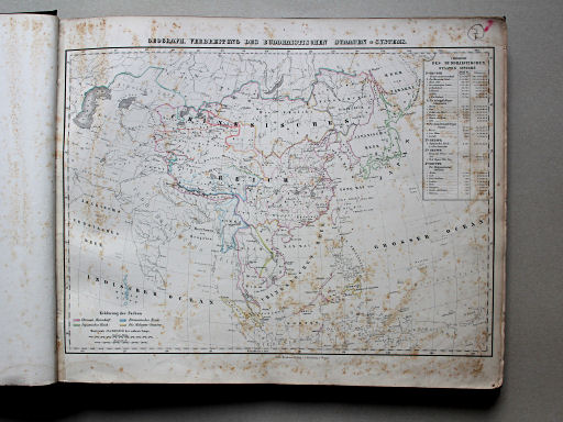 Sohr-Berghaus Universal-Handatlas NL, 1850
6. Geogr. Verbreitung des Buddhaistichen Staaten-Systems