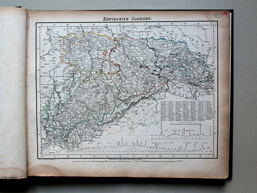 Sohr-Berghaus Universal-Handatlas NL, 1850
22. Königreich Sachsen