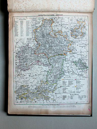 Sohr-Berghaus Universal-Handatlas NL, 1850
27. Churfürstenthum Hessen