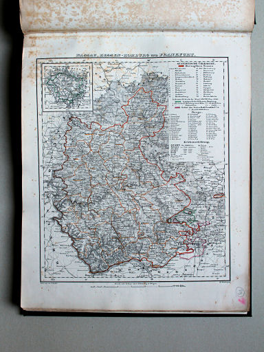 Sohr-Berghaus Universal-Handatlas NL, 1850
29. Nassau, Hessen-Homburg und Frankfurt