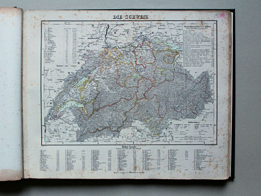 Sohr-Berghaus Universal-Handatlas NL, 1850
31. Die Schweiz