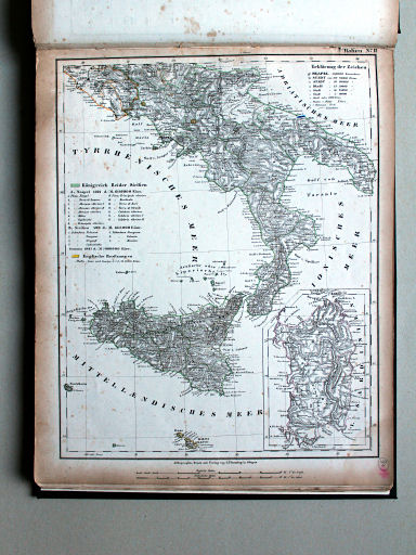 Sohr-Berghaus Universal-Handatlas NL, 1850
34. [Südliches Italien]