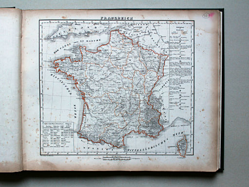 Sohr-Berghaus Universal-Handatlas NL, 1850
35. Frankreich