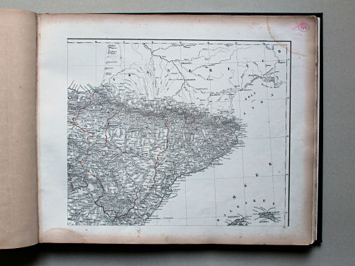 Sohr-Berghaus Universal-Handatlas NL, 1850
41. Spanien und Portugal [Nordöstliches Spanien]