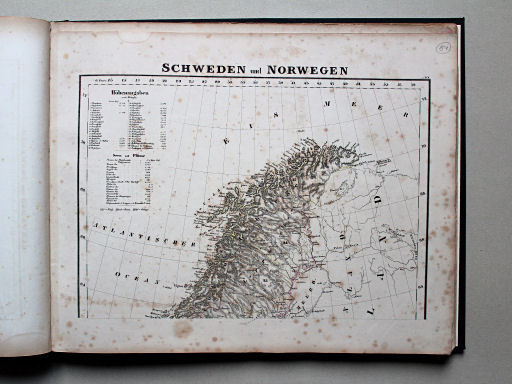 Sohr-Berghaus Universal-Handatlas NL, 1850
54. Schweden und Norwegen [Nord]