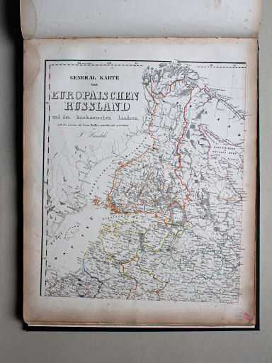Sohr-Berghaus Universal-Handatlas NL, 1850
57. General Karte vom europäischen Russland und den kaukasischen Ländern 1