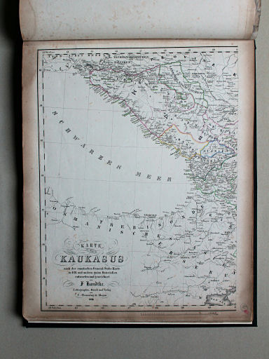 Sohr-Berghaus Universal-Handatlas NL, 1850
61. Karte vom Kaukasus 1