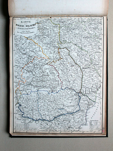 Sohr-Berghaus Universal-Handatlas NL, 1850
64. Karte von der Moldau, Walachei u. Siebenbürgen nebst Theilen der angränzenden Ländern